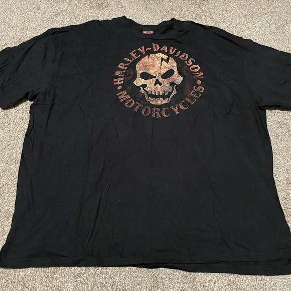 Harley-Davidson Motorcycles Skull BUMPUS Murfreesboro TN T-Shirt 4XL - Picture 1 of 5